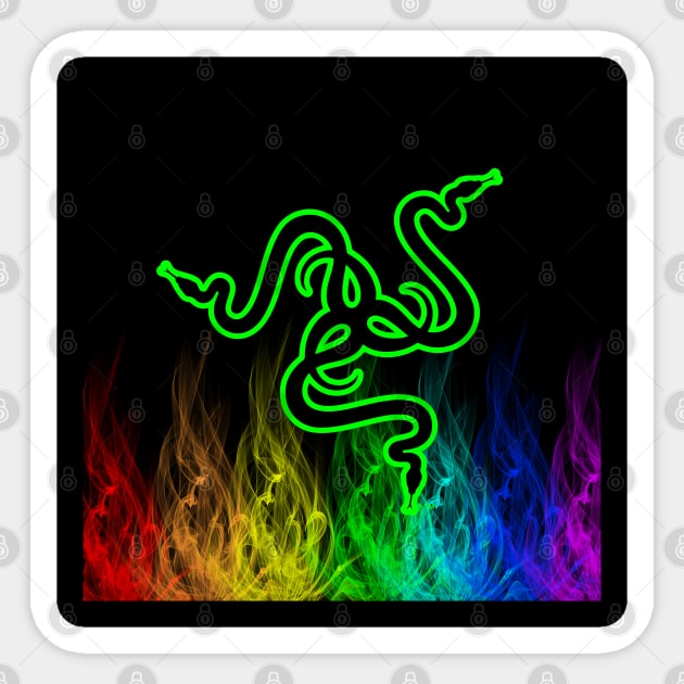 Razer Gaming - Razer - Sticker | TeePublic Razer Gaming - Razer - Sticker | TeePublic